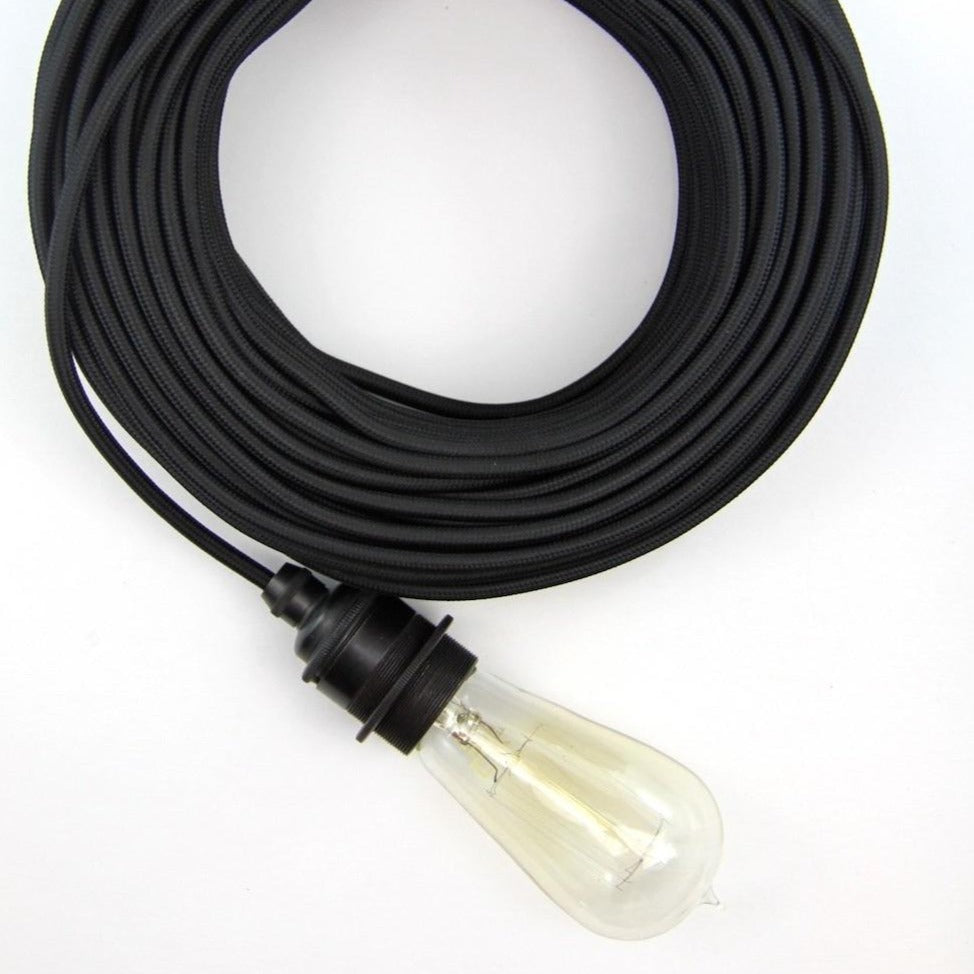 3 Core Coloured Textile Cord | 3 Core Fabric Covered Flex – MinistryofLight